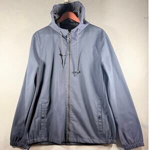 NOMAD MEN’S NAVY TECH FLEECE LINED HOODED JACKET SIZE XL